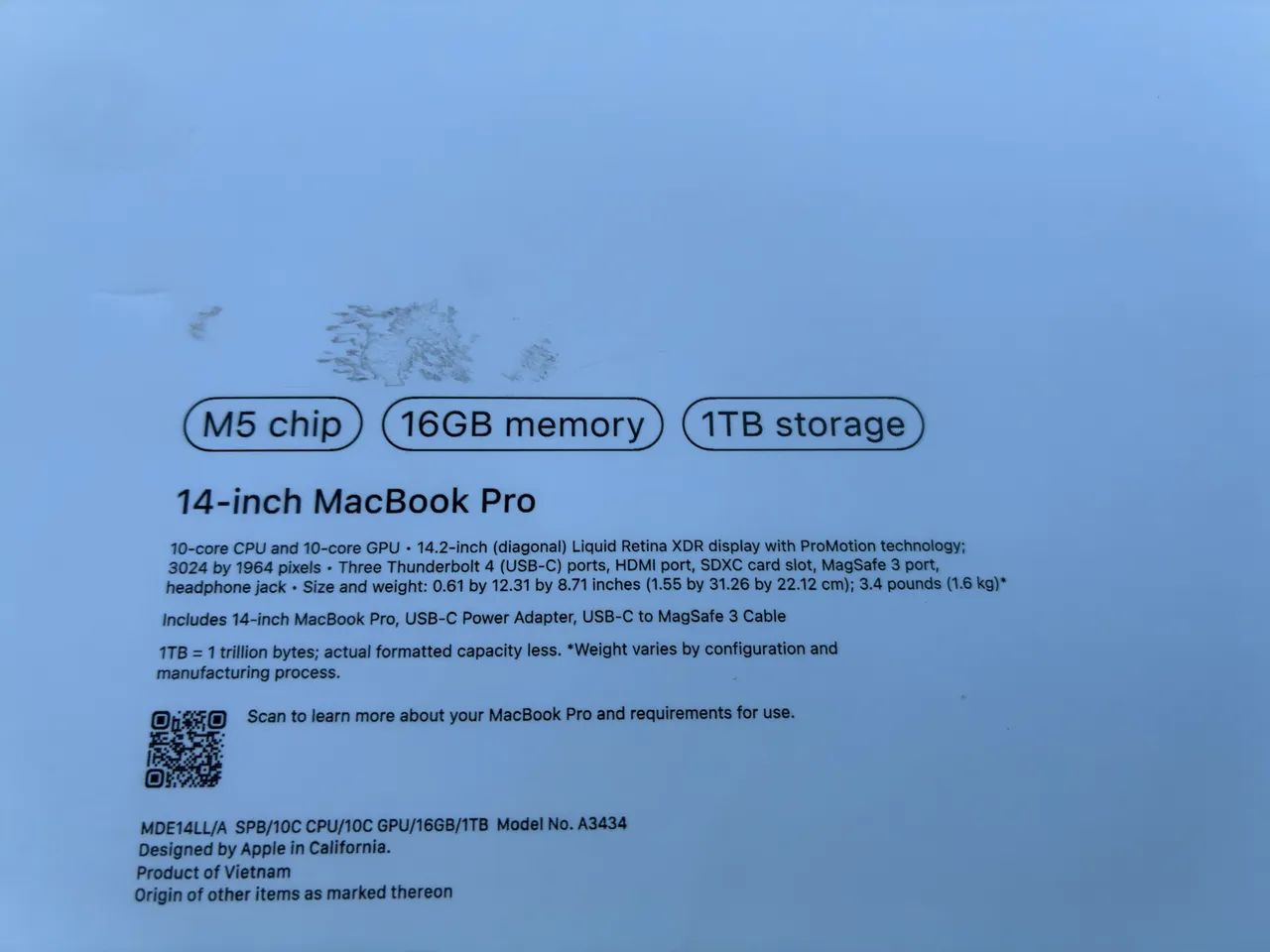 MacBook Pro 1TB SSD / 16gb RAM Apple M5 14 Polegadas Lacrado - Foto 3