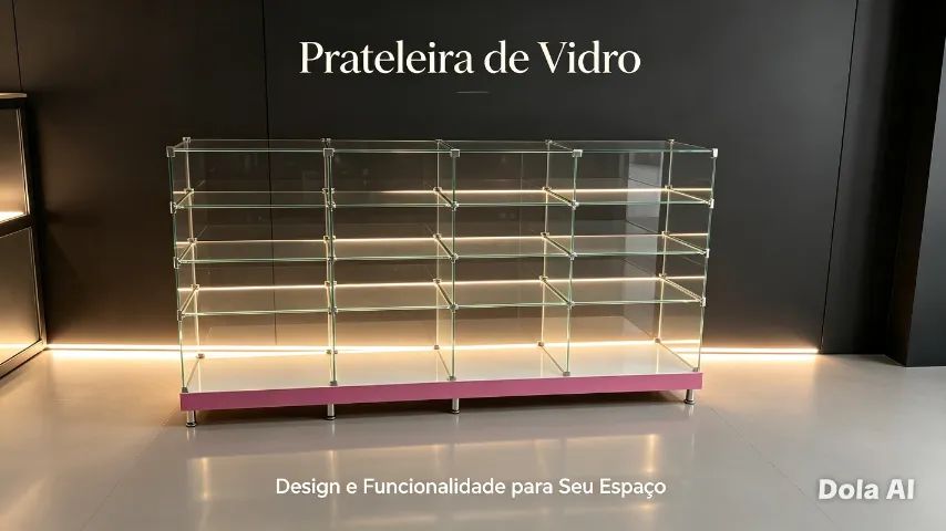 PRATELEIRA DE VIDRO - Foto 2