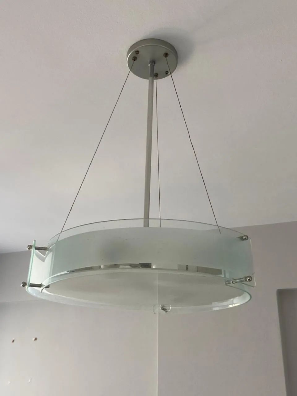 Lustre vidro e metal  - Foto 3