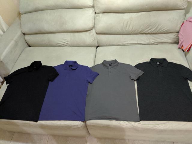 Camisa Hugo Boss 100% originais m g gg - Foto 2