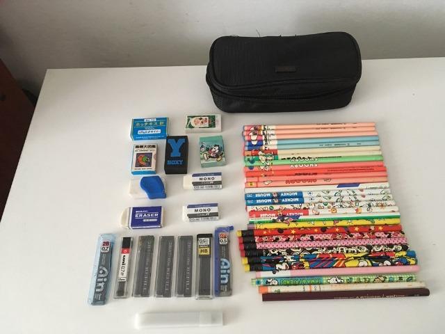 Kit com lápis, grafites e borrachas - Foto 2