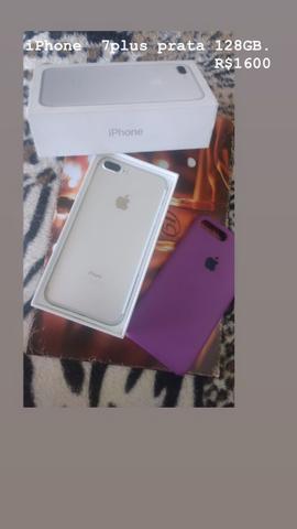 IPhone 7plus 128GB R$1600
