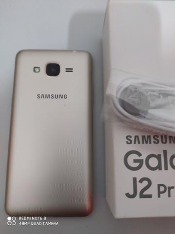 J2 prime 16 gb na caixa