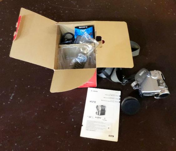 Filmadora Sony HV10+ case+lente grande angular