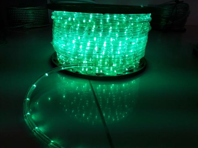 Metro mangueira de led 360 - 220v verde