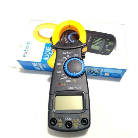 Alicate Amperímetro Profissional Digital Medição 600v Cat - Foto 4