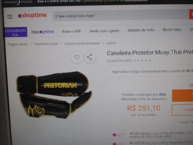 Caneleira pra Muay Thay - Foto 3