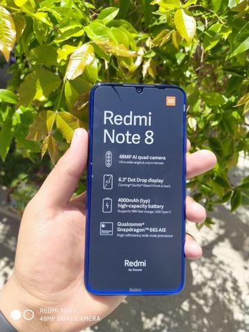 Xiaomi Redmi Note 8 64/4gb Com 6 Meses De Garantia Azul-Preto - Foto 2