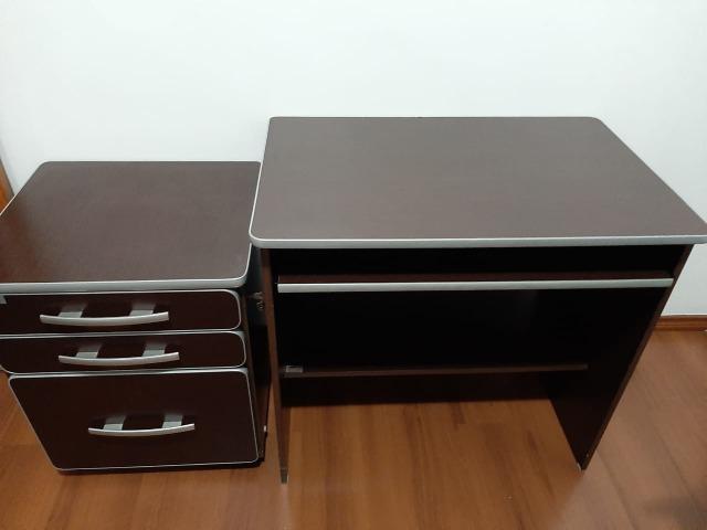 Mesa para computador e móvel com arquivo - Foto 2