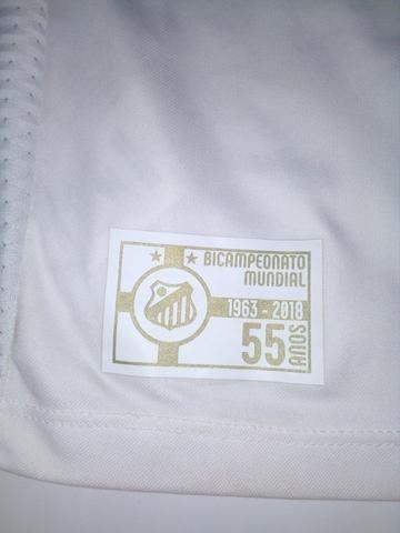 Camisa Santos branca Umbro 2018 - Foto 5