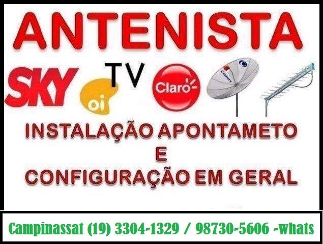 Instalação de Antenas em Geral(19) 98730-5606