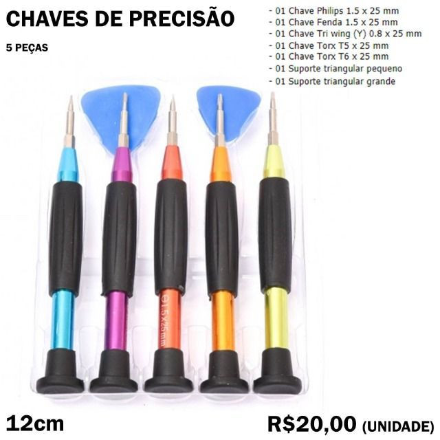 Conjunto Chave de Precisão - 7 Peças