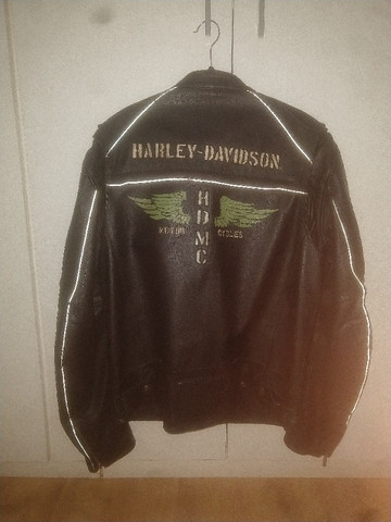 jaqueta de couro harley davidson