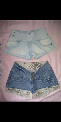 shorts jeans 30 reais