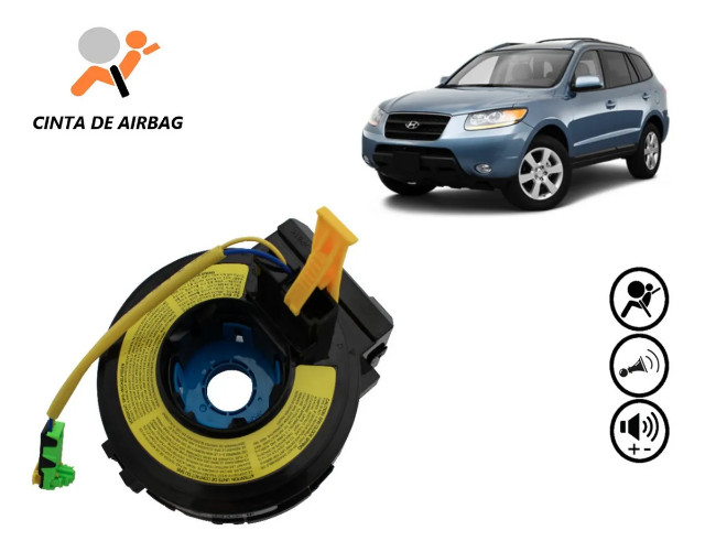 Cinta Fita Airbag Buzina Hyundai Santa Fé 2006 A 2013