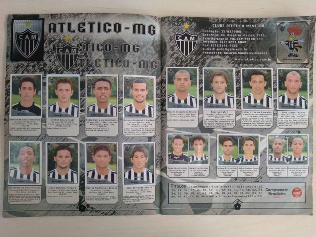 Álbum de figurinhas Campeonato Brasileiro 2005 - Foto 2