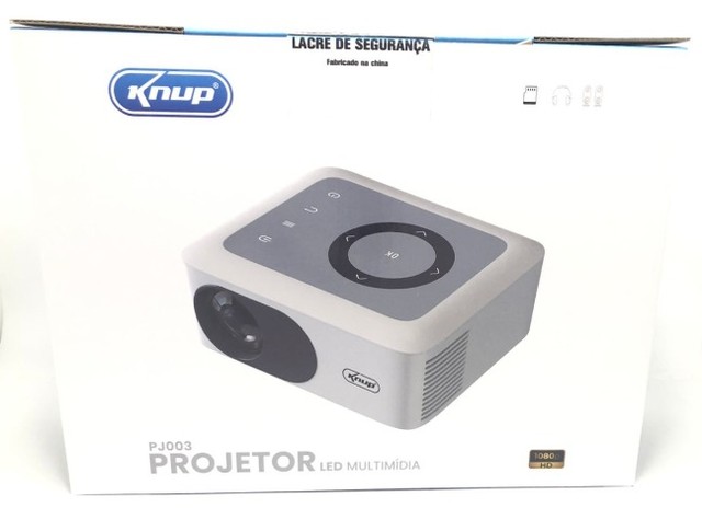 Projetor 2300 Lumens Led Full Hd 1080p Hdmi / Vga / USB / SD Knup KP-Pj003 Novo na Caixa - Foto 2