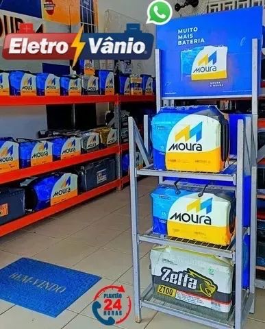 Bateria Automotiva Moura Nova + entrega e instalação em Domicílio