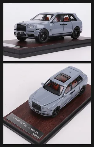 Diecast Miniatura Rolls-Royce Cullinan 1:64 Cinza