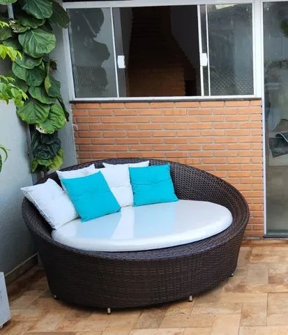 Chaise Concha 1,70m de fibra sintética (para área externa e interna) - Foto 3