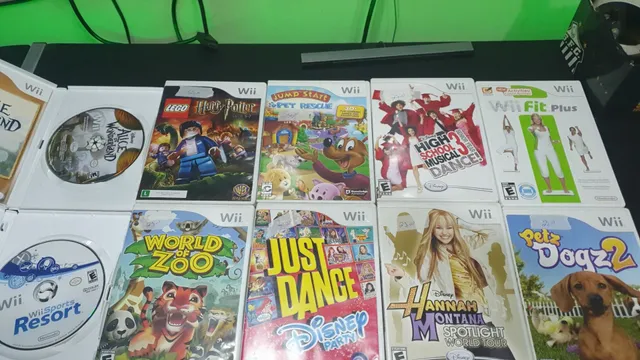 Lote de Jogos Nintendo Wii e Wii U Original - Videogames - Água