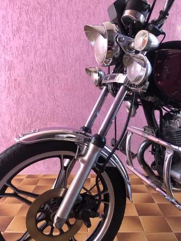 Primeira moto: Intruder 125 customizada : r/motoca