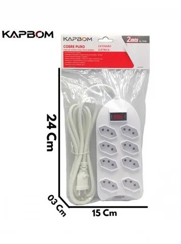 Extensão Elétrica 8 Bocas