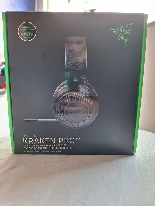 Razer Kraken Pro V2 udio TV v deo e fotografia Chapada