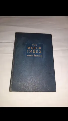 Livro The Merck Índex sixth edition usado Ler descrição