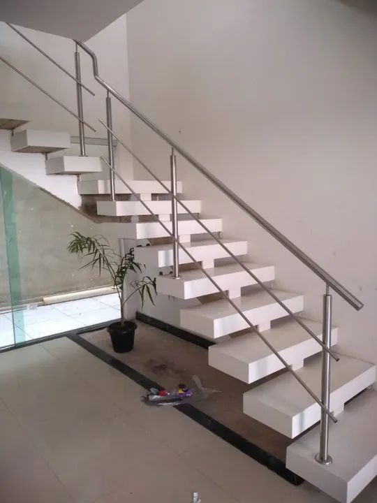 Corrimão de escada em aço inox - Foto 5
