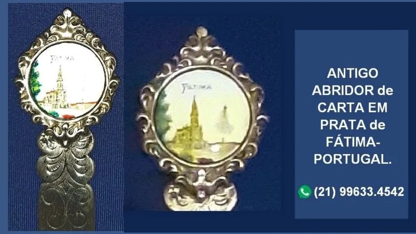 Abridor de cartas em prata portuguesa. - Foto 4