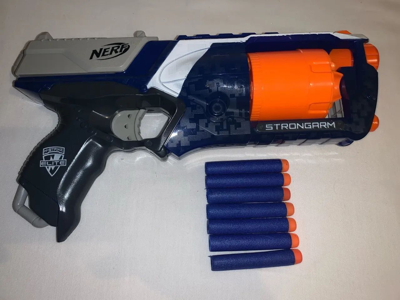 Nerf N Strike Elite Strongarm Toy Blaster ótimo estado