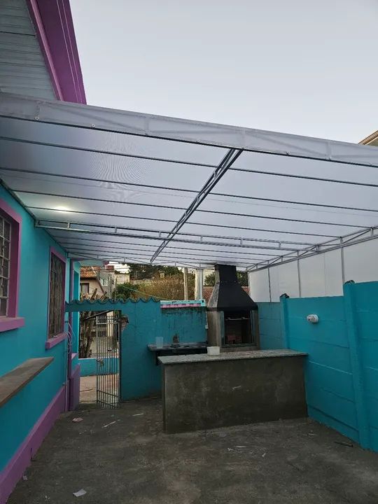 Toldos. Cortinas retráteis.coberturas de zinco e policarbonato  - Foto 4