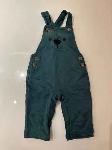 Macacão Milon Tamanho P 62cm Bebê e Camisa/Body Manga Longa