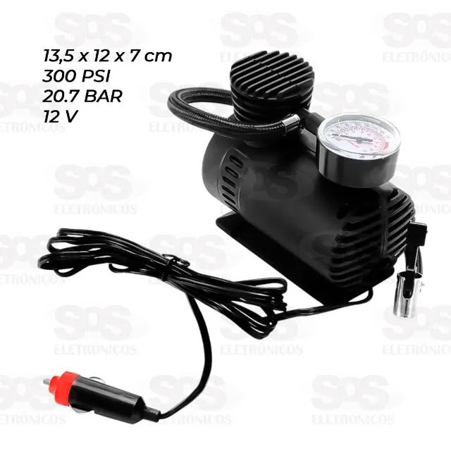 Mini Compressor De Ar Veicular 12v - Foto 2