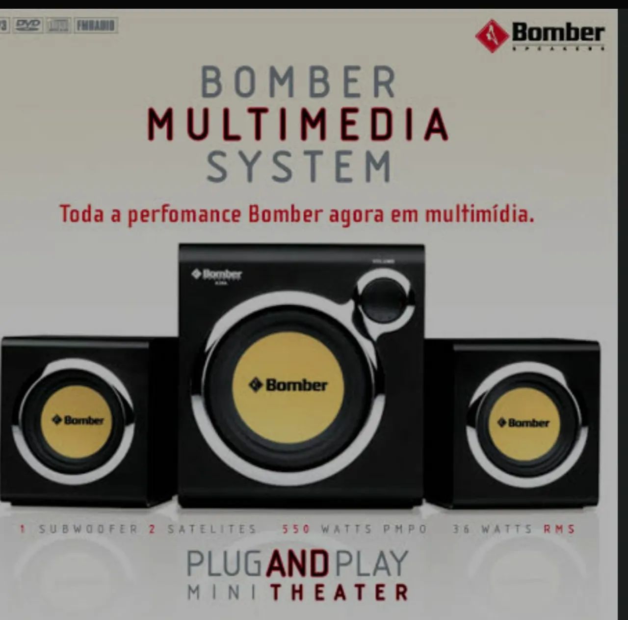 Multimídia  bomber. Original o