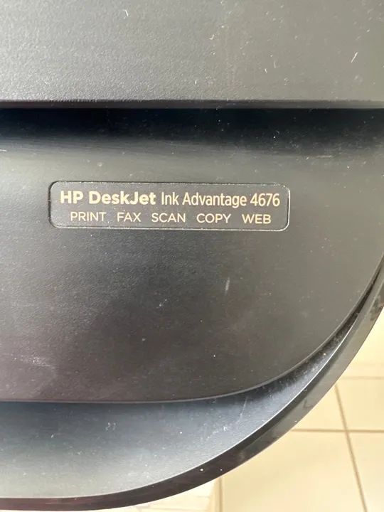 Impressora HP DeskJet Ink Advantage 4676 - Multifuncional Tanque de tinta - Foto 4
