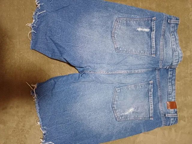 3 bermudas jeans 48 com stretch - Foto 2