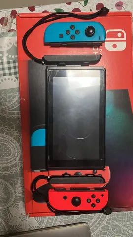 Nintendo switch v2 com caixa 