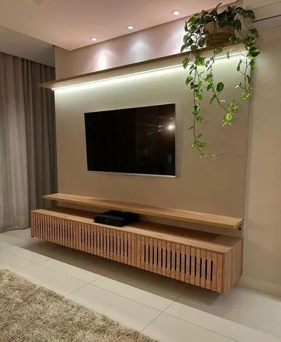 Painel de sala com rack - Móveis planejados  - Foto 3
