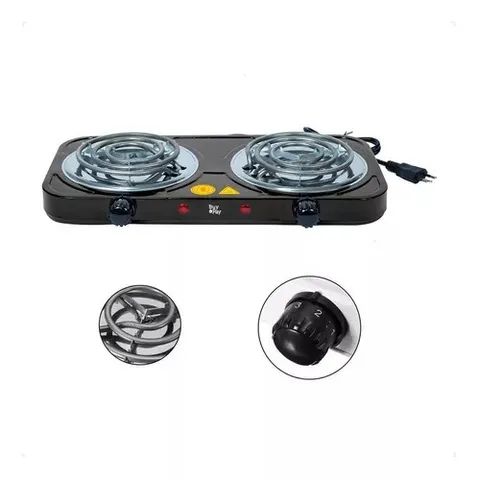 Fogão Cooktop Fogareiro Elétrico 2 Bocas 127v