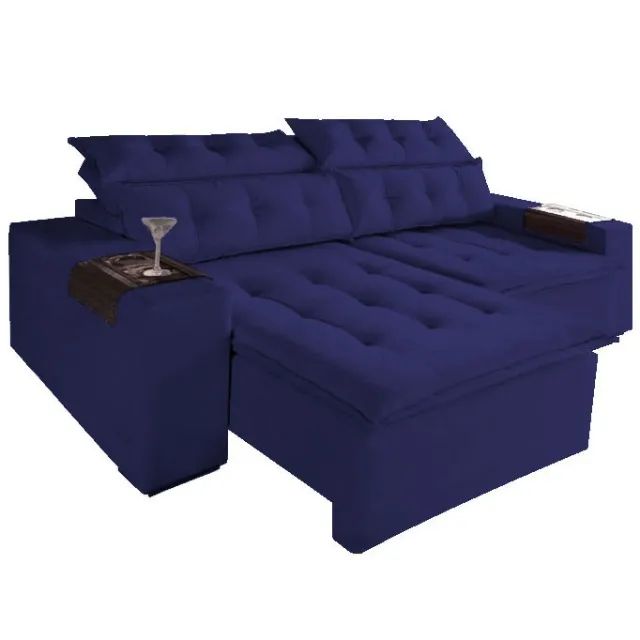 sala sofa retratil e reclinavel 4 lugares
