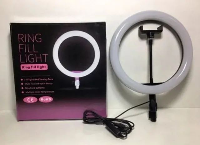 Luz de preenchimento do anel ZD666 BD 8.000- Ring Light - Foto 2