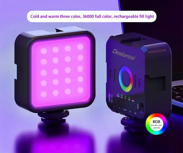 Led Ulanzi VL49 luz quente e fria (apenas cor branca))