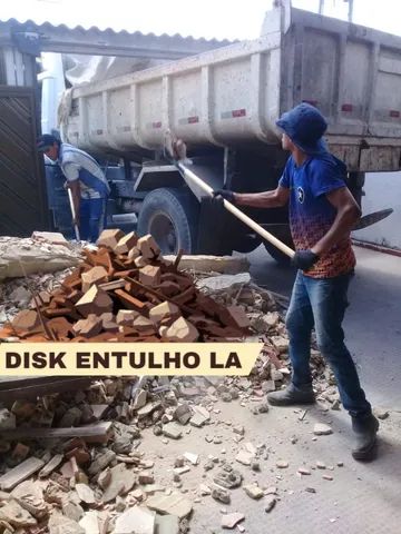 Disk entulho com ajudantes Caçamba de com ajudantes 