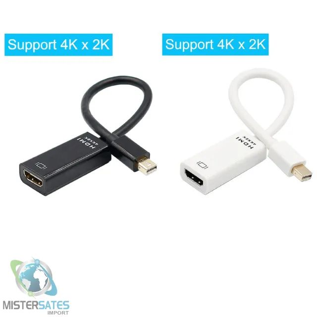 Mini displayport para hdmi-cabo compatível 4k 1080p tv Macbook - COD 1099 - Foto 2