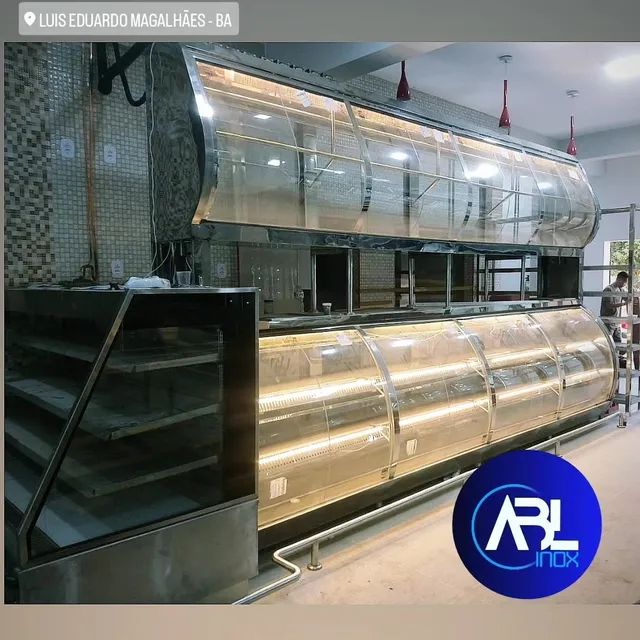 Balcão açougue inox 