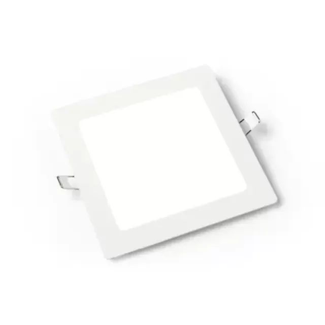 Luminária Painel Led Plafon 18w Quadrado Embutido 6500k 22cm - Foto 2