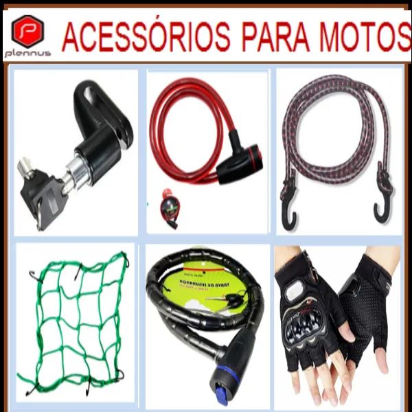 *** Acessórios de Proteção Segurança para Motos Motocicletas Bikes Bicicletas (z586) *