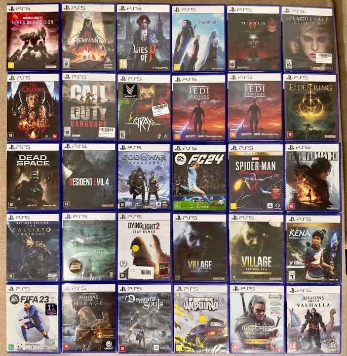 Jogos PS5 Diversos (Valores na descrição)